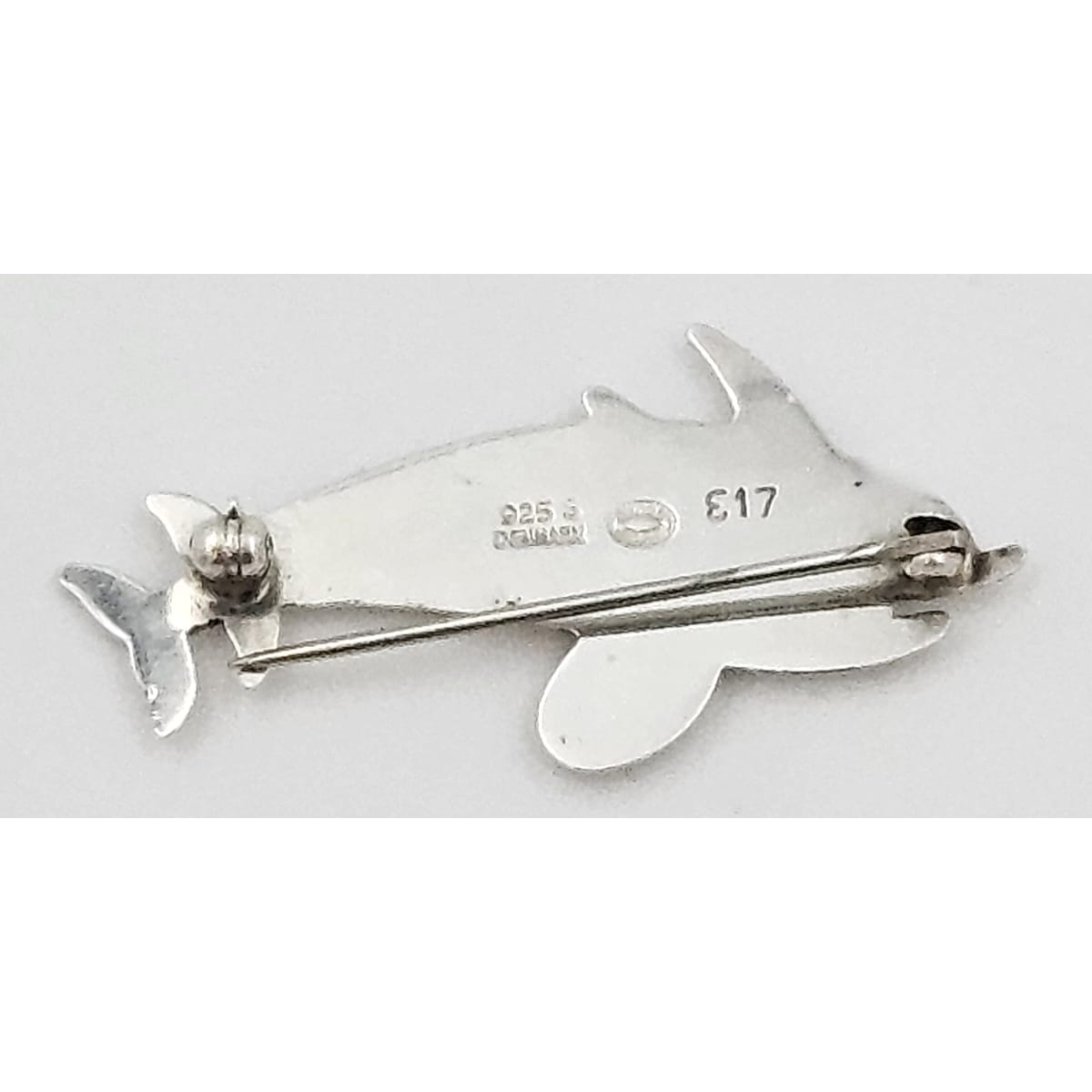 Georg Jensen Jewelry Superb Danish Georg Jensen Sterling Double Dolphins Brooch