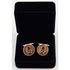 Georg Jensen Jewelry ULTRA RARE Georg Jensen Sterling Enamel Honey Bumble Bee Cufflinks 1940s