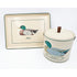 Georges Briard Serveware Rare Georges Briard Mallard Duck Tray & Ice Bucket Barware Set 1950s