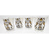 Georges Briard Serveware RARE Georges Briard Pax Vobiscum Angel Peace Be With You DOF Glasses 1960s