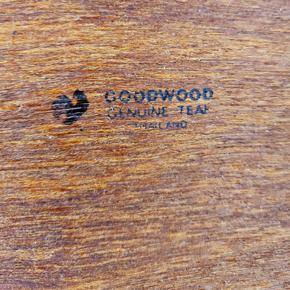 Goodwood Cabinet Mid Century Modern Goodwood Teakwood Tambour Door Shelf Cabinet