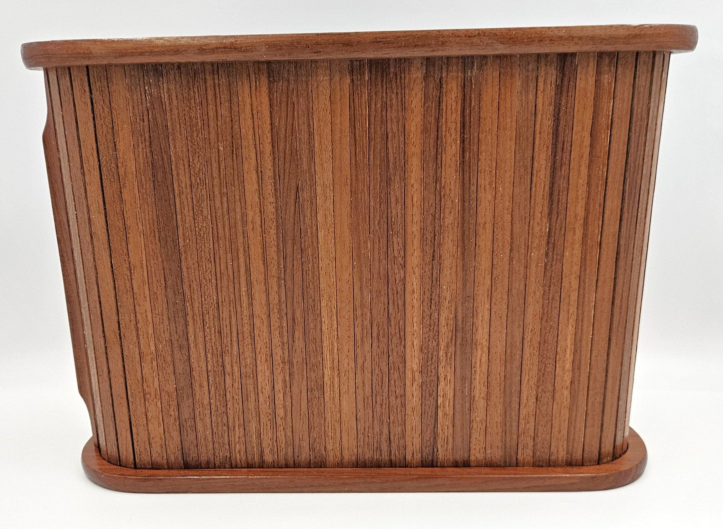 Goodwood Cabinet Mid Century Modern Goodwood Teakwood Tambour Door Shelf Cabinet