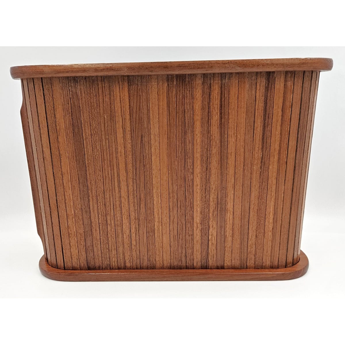Goodwood Cabinet Mid Century Modern Goodwood Teakwood Tambour Door Shelf Cabinet