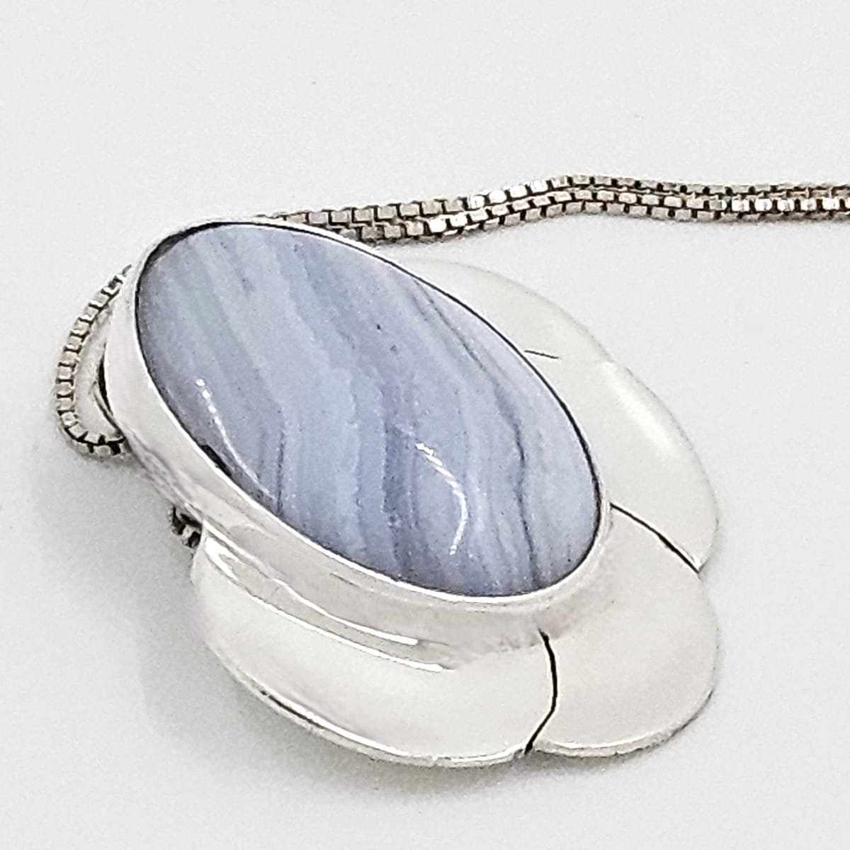 Gunn Trigere Denmark Jewelry Gunn Trigère Sterling &amp; Agate Scandinavian Modernist Flower Necklace 1960s