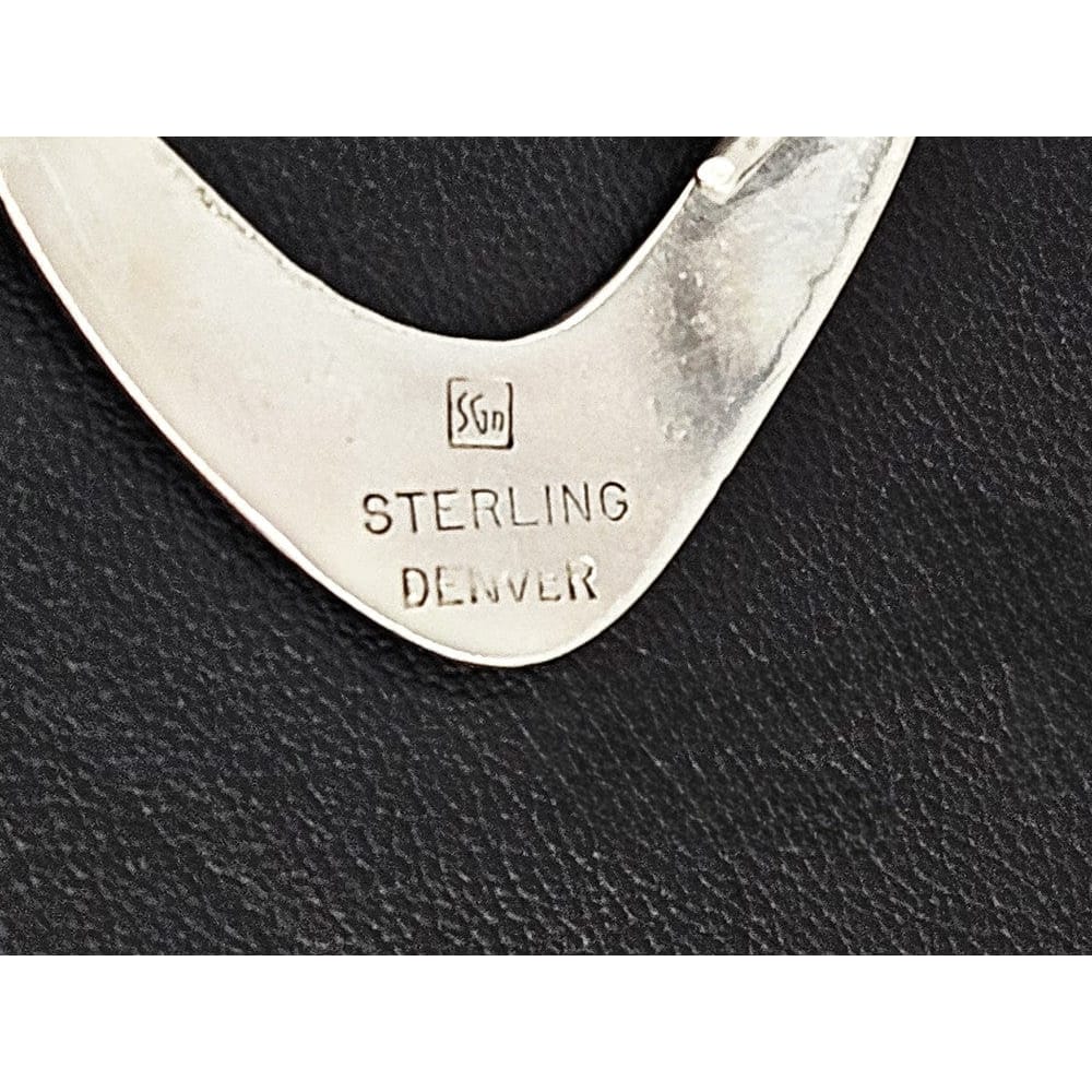Gusterman Jewelry Gustermans Modernist Scandinavian Design Sterling Necklace 1960/70s