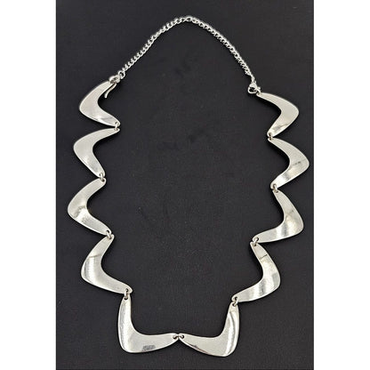 Gusterman Jewelry Gustermans Modernist Scandinavian Design Sterling Necklace 1960/70s