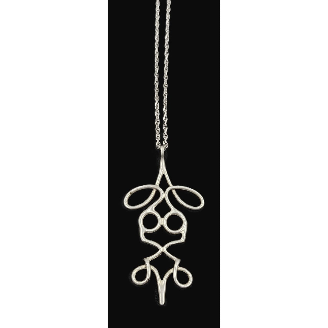 H Sterling Jewelry 925 Silver &amp; Figural Pendant Necklace
