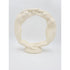 Haeger Sculpture Haeger Circle of Love Couple Textured Ivory Ceramic Sculpture 1980s