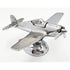 Hamilton Table Lighter Copy of Hamilton Chrome Grumman F6F Hellcat Airplane Tabletop Deco Lighter 1940&