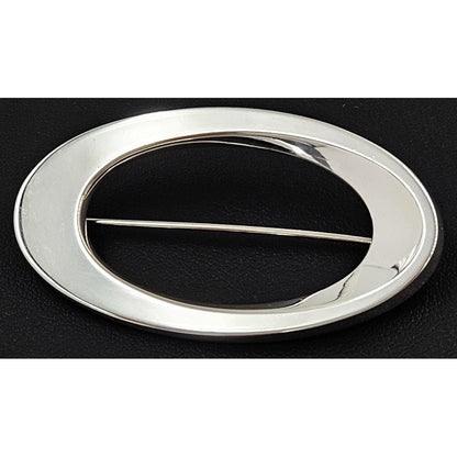 Hans Hansen Jewelry Hans Hansen Denmark Modernist Sterling Brooch 1970s