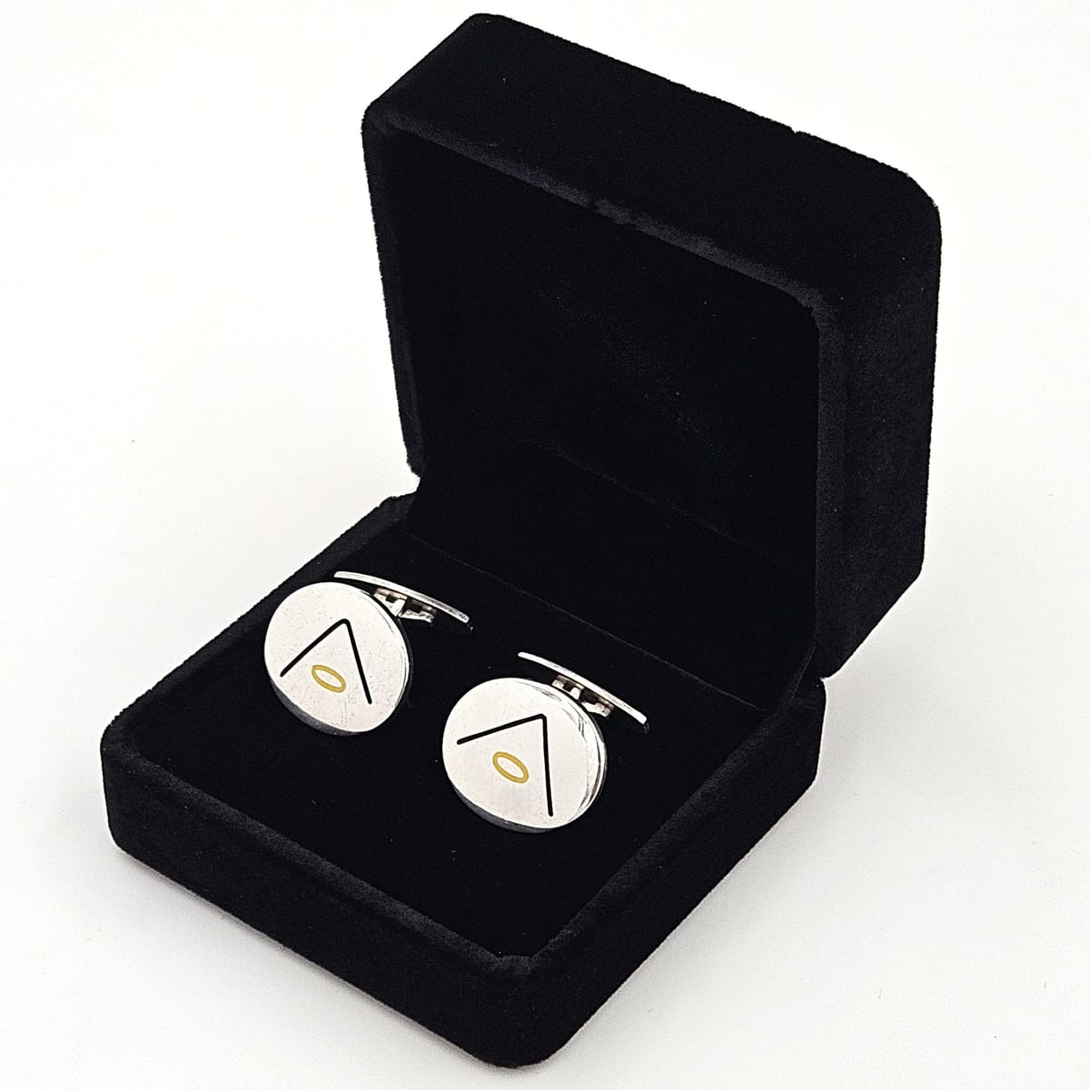 Hans Hansen Jewelry Superb Hans Hansen Denmark Sterling Enamel Modernist Cufflinks 