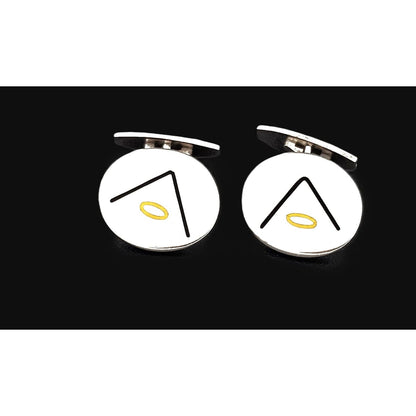 Hans Hansen Jewelry Superb Hans Hansen Denmark Sterling Enamel Modernist Cufflinks 