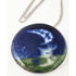 Hans Myhre Jewelry RARE Norway Hans Myhre Sterling Acrylic Brooch Pendant Necklace 1950&