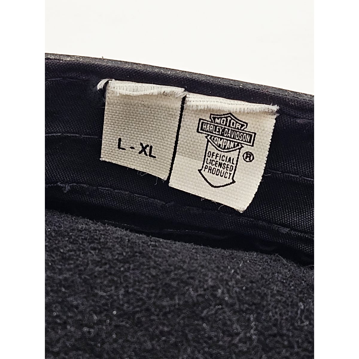 Harley Davidson Hats Original Harley Davidson All Leather &amp; Chain Captains Hat Military Cap 1970&