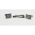 Harold Fithian Jewelry Rare Superb Harold Fithian Sterling Modernist Tie Clip & Cufflinks Circa 50/60s