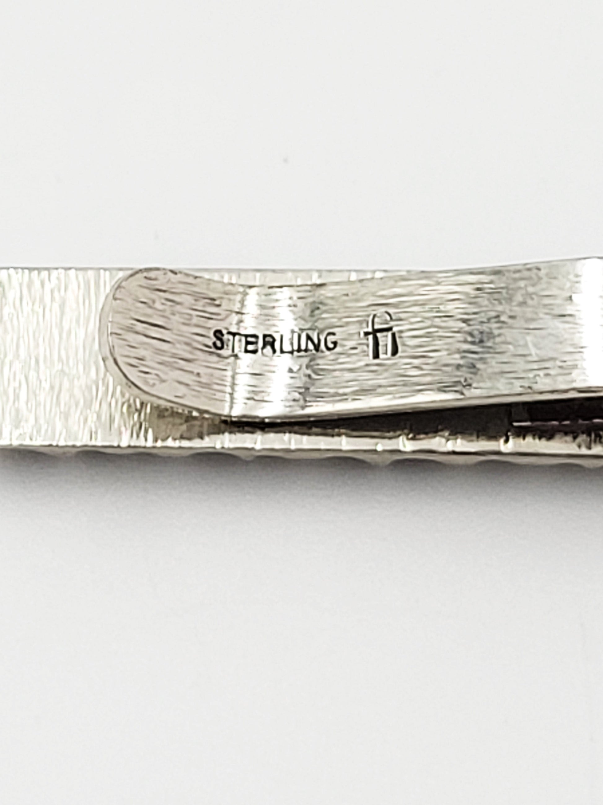 Harold Fithian Jewelry Superb Harold Fithian Sterling Abstract Brutalist Money/Tie Clip 1950/1960s RARE