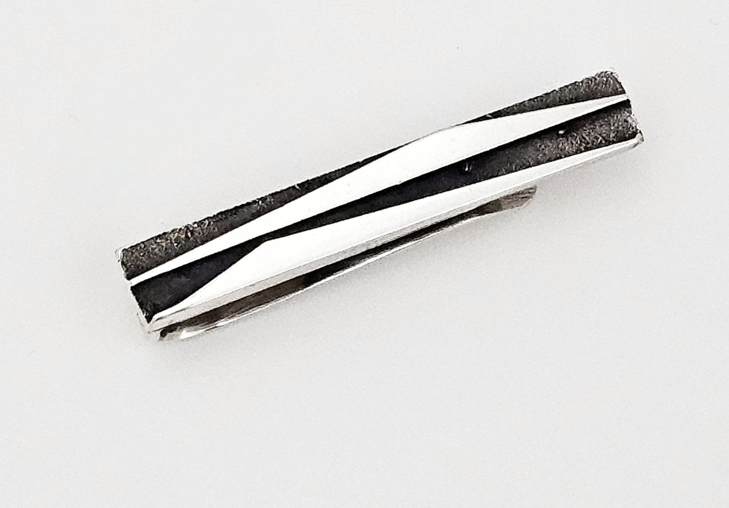 Harold Fithian Jewelry Superb Harold Fithian Sterling Abstract Modernist Money Tie Clip 1950/60s Rare