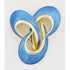 Hroar Prydz Jewelry Fabulous Hroar Prydz Norway Sterling Enamel Art Deco Modern Brooch 1920s