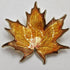 Hroar Prydz Jewelry Hroar Prydz Norway Sterling Enamel Maple Leaf Brooch 1920s