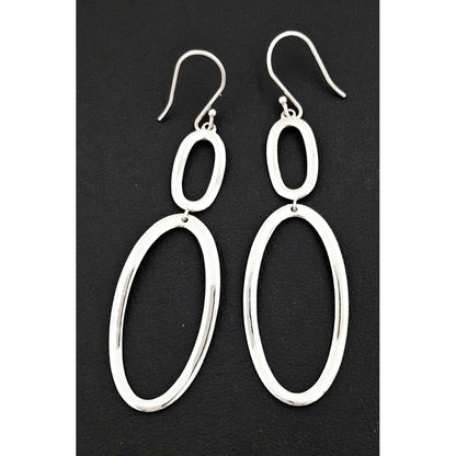 Ippolita Jewelry Designer Ippolita Italy Sterling Modernist Earrings