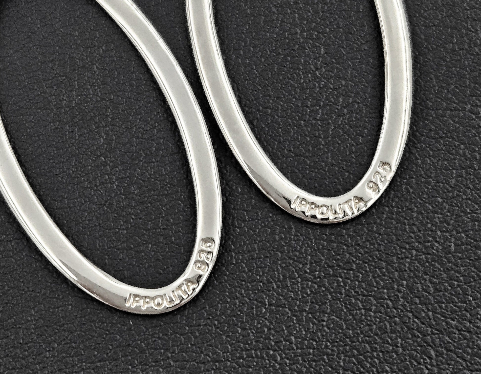 Ippolita Jewelry Designer Ippolita Italy Sterling Modernist Earrings
