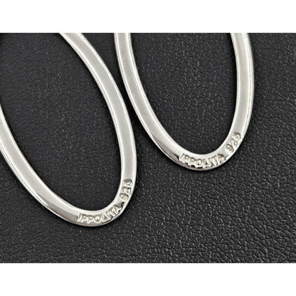 Ippolita Jewelry Designer Ippolita Italy Sterling Modernist Earrings