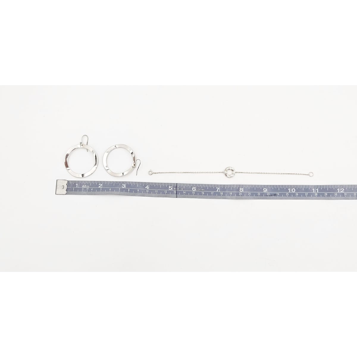 Ippolita Jewelry Retired Designer Ippolita Italy Sterling Modernist Bracelet &amp; Earrings Set