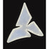 J Tostrup Jewelry Norway Designer J Tostrup Sterling + Enamel XL Modernist Brooch 