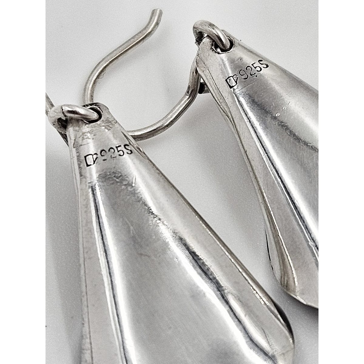 J Tostrup Jewelry Rare Tostrup Norway Sterling Enamel Modernist Flower Dangle Earrings 1920s