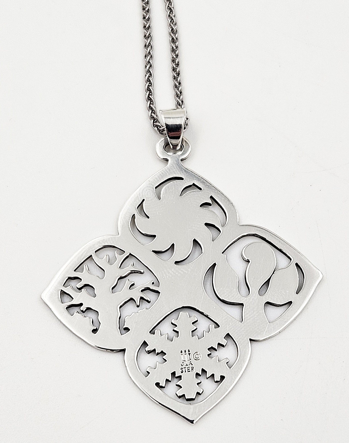 James Avery Jewelry NWOT Retired James Avery Sterling Silver Four Seasons Pendant Necklace NIB