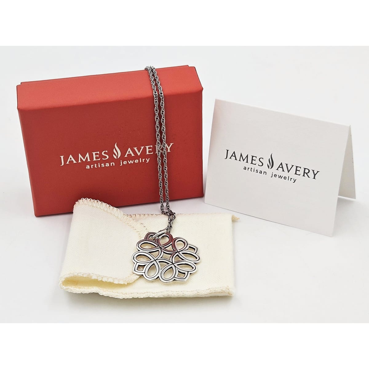 James Avery Jewelry NWOT Retired James Avery Sterling Silver  Pendant Necklace NIB