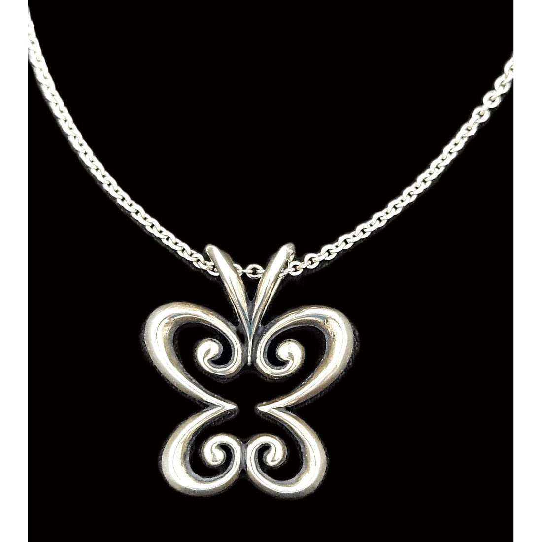 James Avery Jewelry Retired James Avery Sterling Rare Large Butterfly Pendant 2 Necklaces w BOX