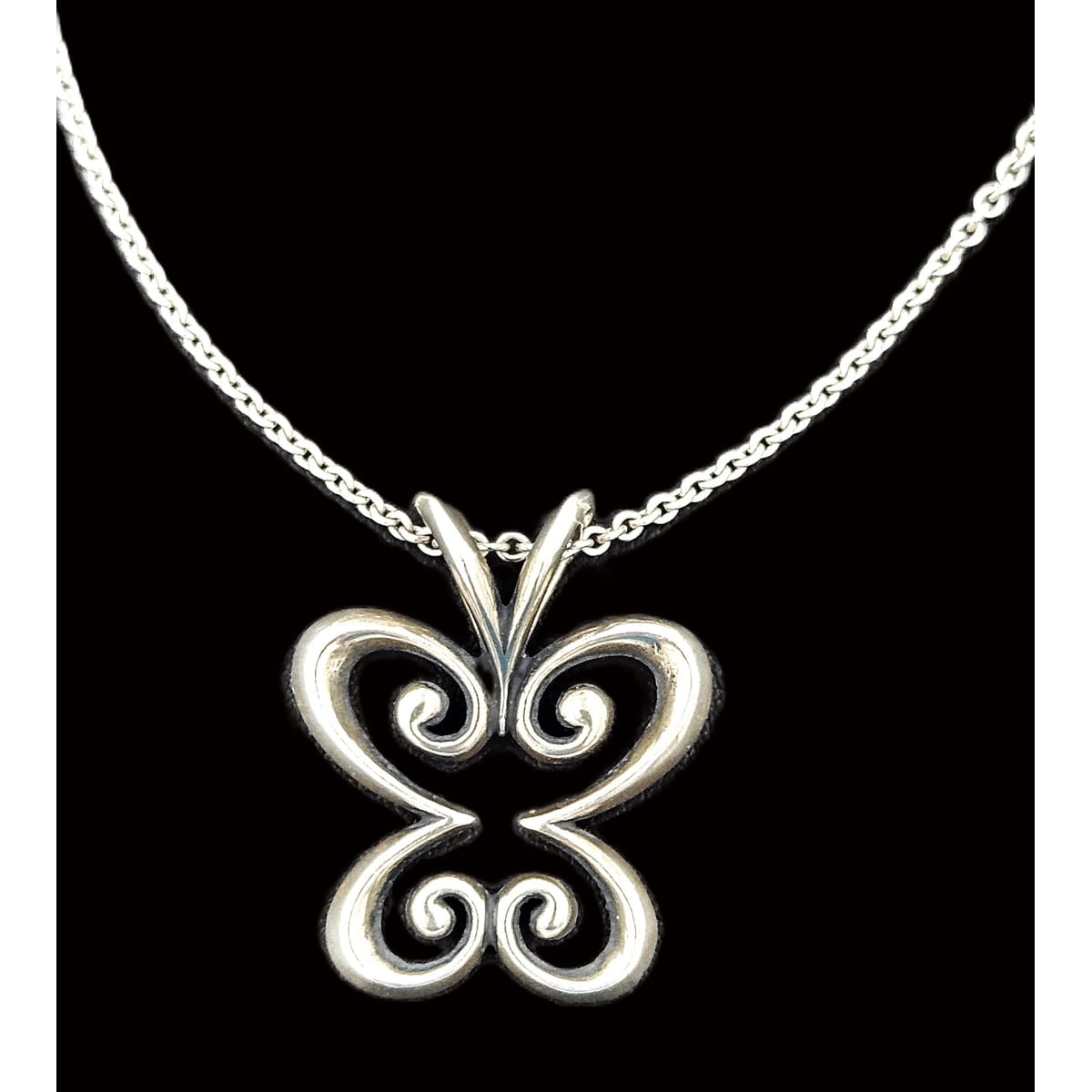 James Avery Jewelry Retired James Avery Sterling Rare Large Butterfly Pendant 2 Necklaces w BOX