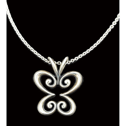James Avery Jewelry Retired James Avery Sterling Rare Large Butterfly Pendant 2 Necklaces w BOX