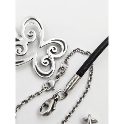 James Avery Jewelry Retired James Avery Sterling Rare Large Butterfly Pendant 2 Necklaces w BOX