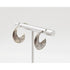Janice Girardi Jewelry Superb Artisan Janice Girardi Sterling Silver Modernist Dangle Hoop Earrings