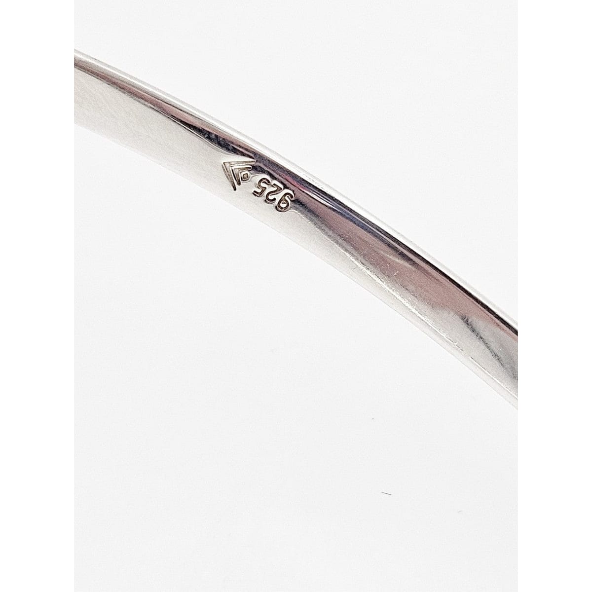 Janina Denmark Jewelry Janina &amp; Lars Nielsen Modernist 925 Hammered XL Pendant Neck Ring 1980s
