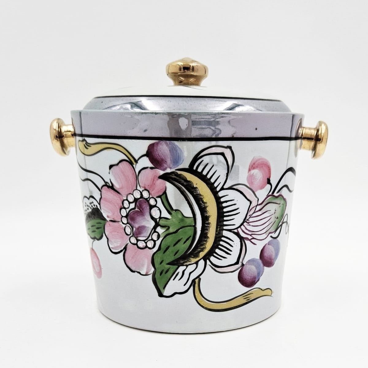 Japan Barware Vintage Japanese Porcelain Ice Bucket