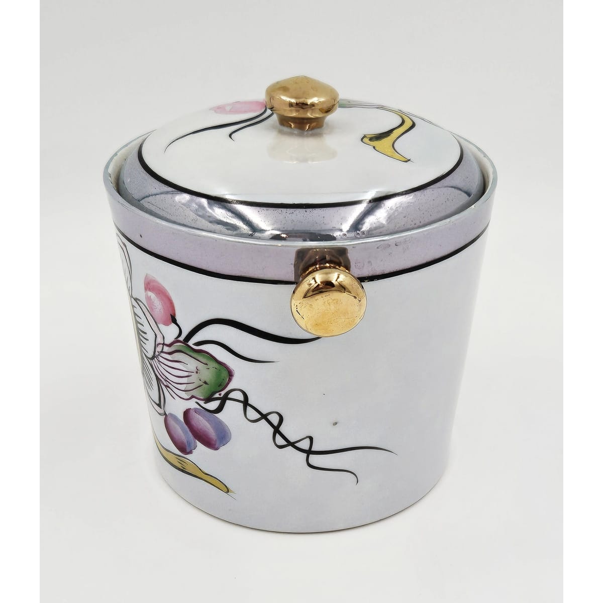 Japan Barware Vintage Japanese Porcelain Ice Bucket