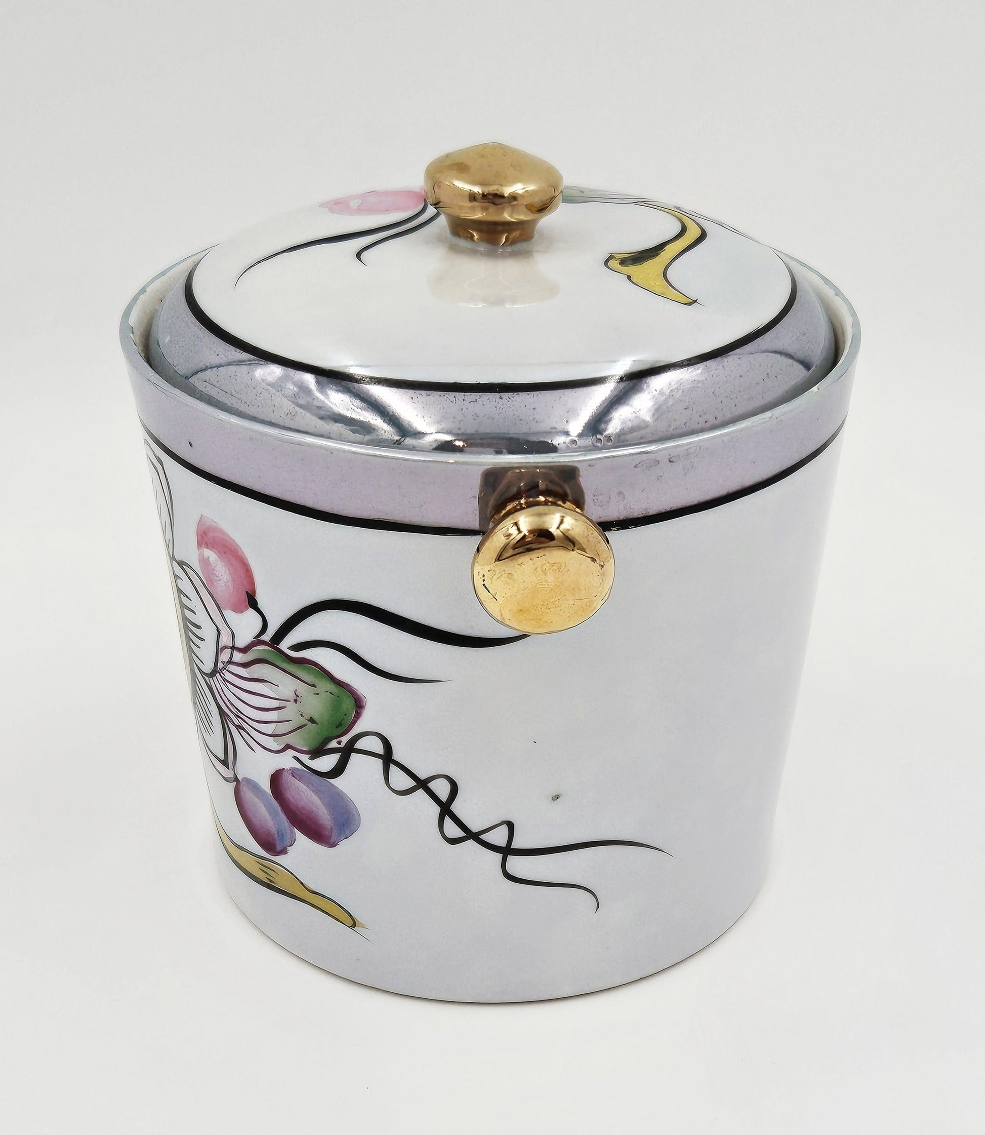 Japan Barware Vintage Japanese Porcelain Ice Bucket