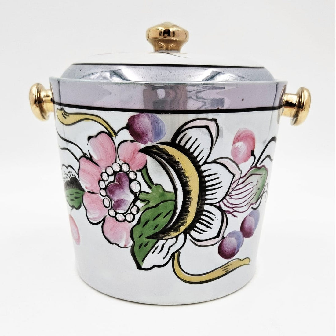 Japan Barware Vintage Japanese Porcelain Ice Bucket