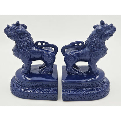 Jaru Bookends Restored Designer Jaru California Sculptural Foo Dogs Bookends Circa 1974