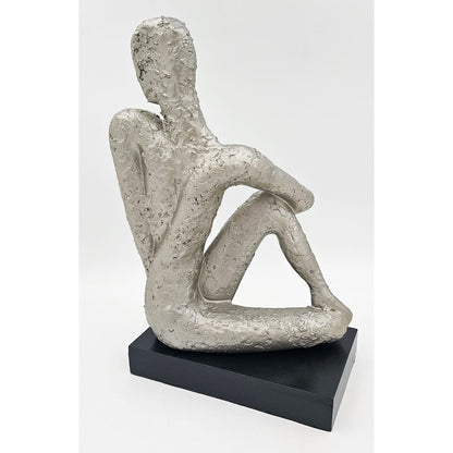 Jaru Sculpture Restored Jaru California Modernist Androgenous Human Sculpture 1986