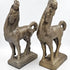 Jaru Sculpture Superb Jaru Ceramic Greek Revival Roman Stallion Horse Sculptures 1970s