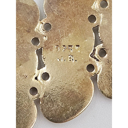 John Baalerud Jewelry RARE John Baalerud Norway Sterling Enamel Modernist Brooch Circa 1950s