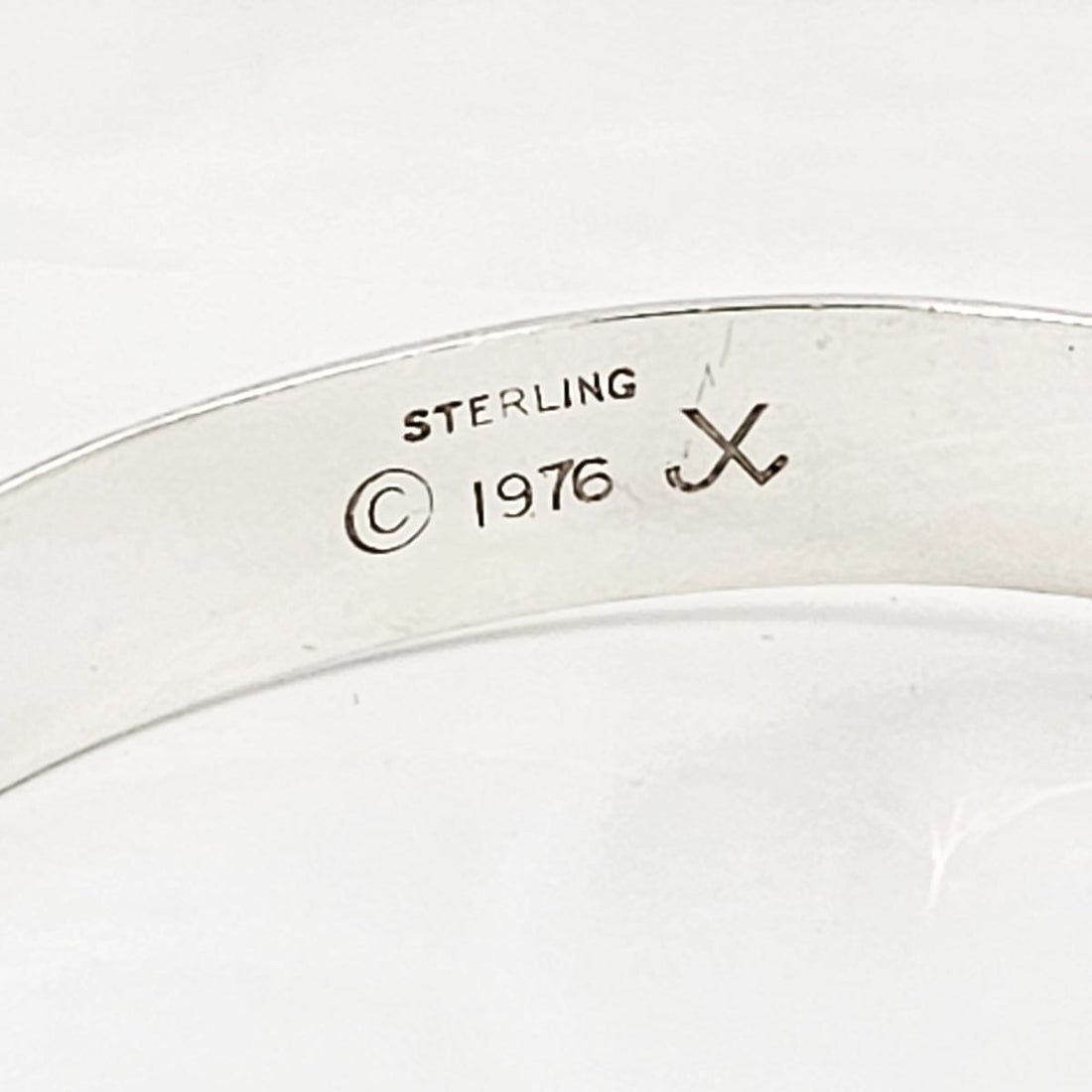 John Lewis Jewelry Vintage Boston Mass USA Designer John Lewis Sterling Modernist Cuff Bracelet