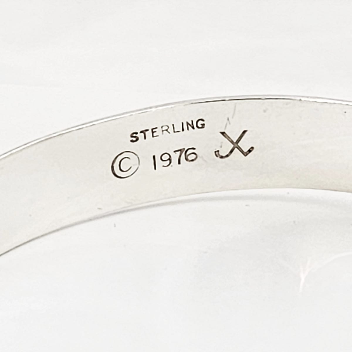 John Lewis Jewelry Vintage Boston Mass USA Designer John Lewis Sterling Modernist Cuff Bracelet