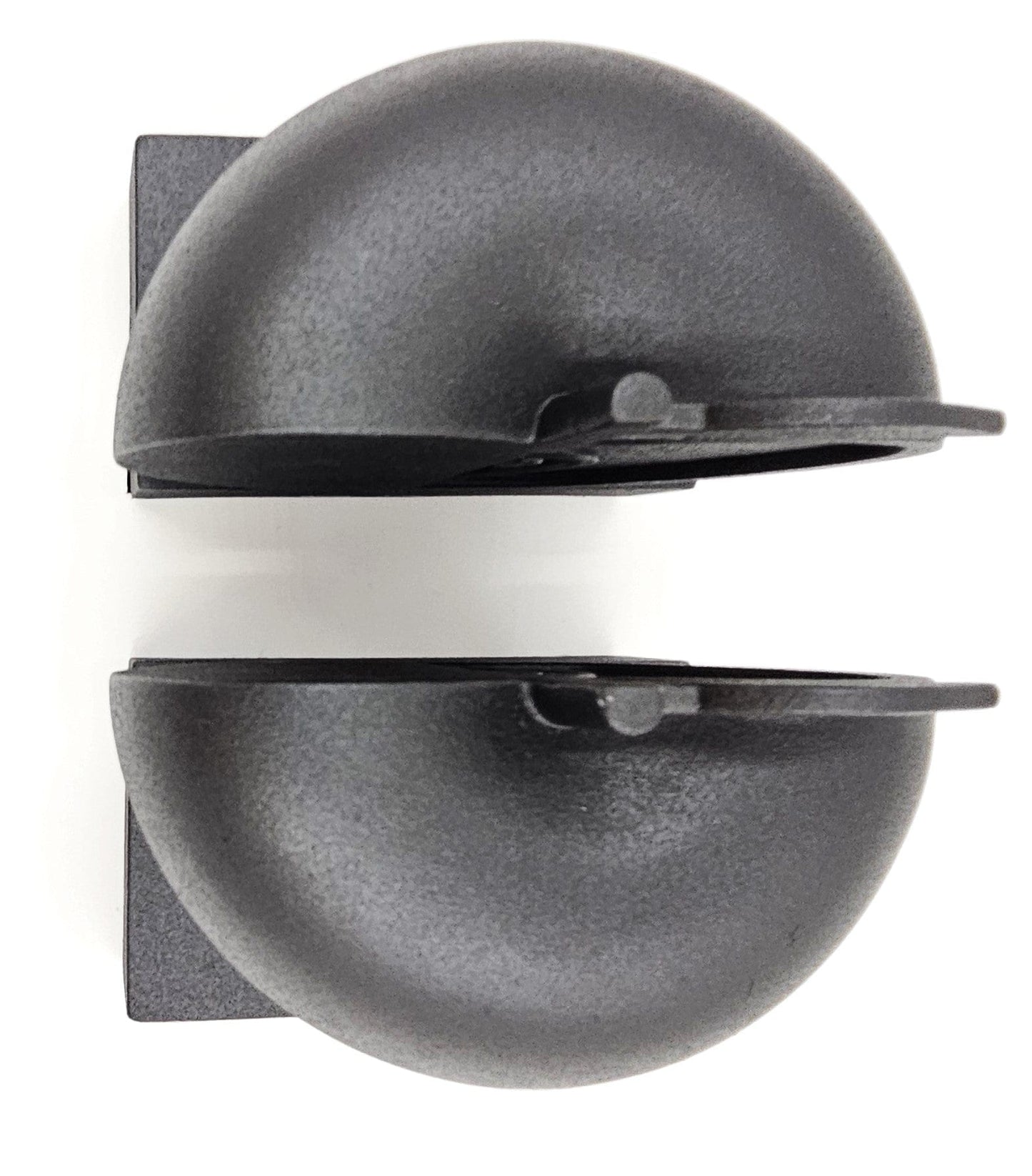 Jonathan Adler Bookends Fully Restored Jonathan Adler Happy Chic Apple Bookends in Textured Black