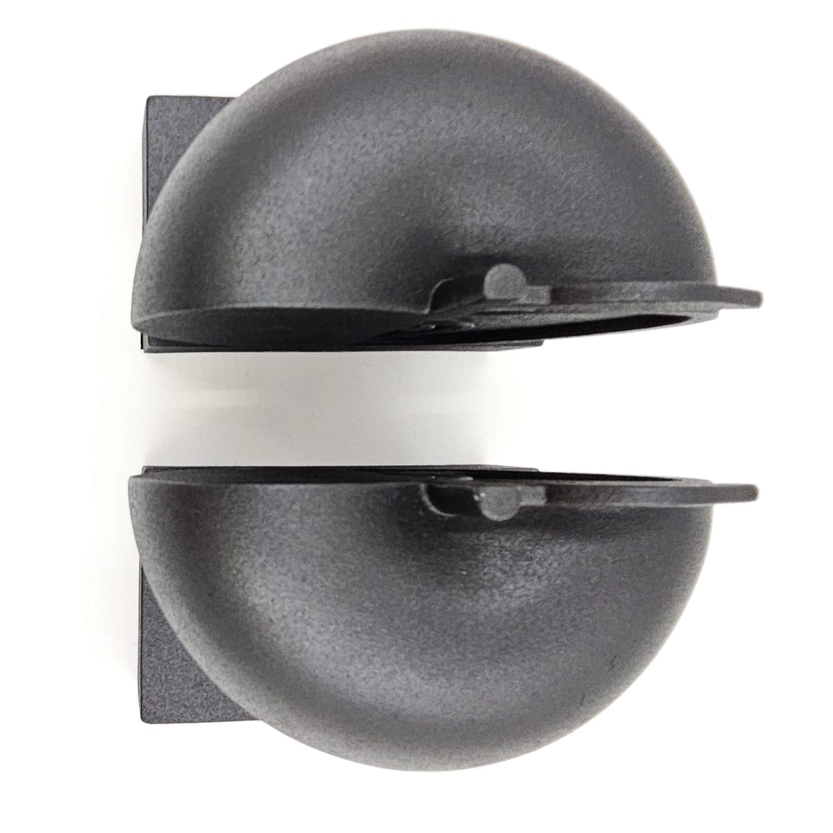 Jonathan Adler Bookends Fully Restored Jonathan Adler Happy Chic Apple Bookends in Textured Black