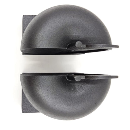 Jonathan Adler Bookends Fully Restored Jonathan Adler Happy Chic Apple Bookends in Textured Black